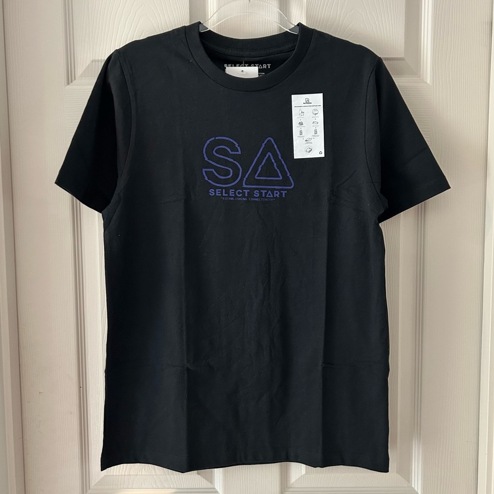 Select Start Black Unisex Recycled Cotton Blend T-Shirt